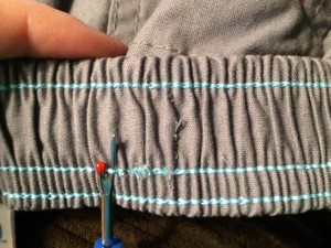 DIY Adjustable Waist Toddler Pants Step 5