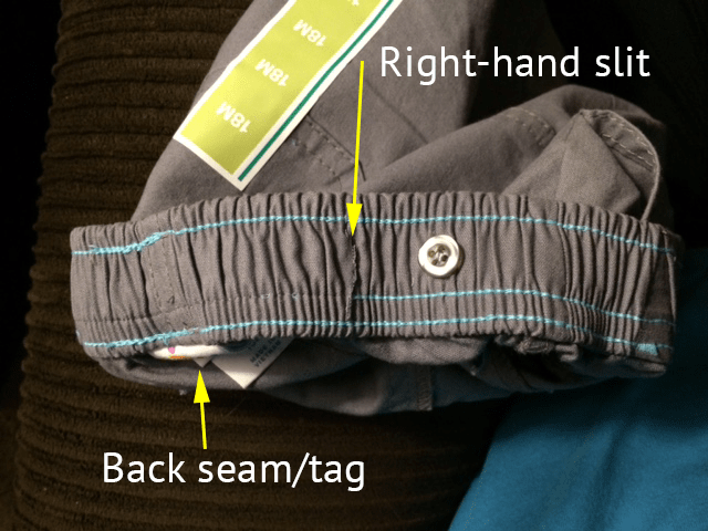 DIY Adjustable Waist Toddler Pants Step 6