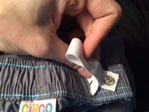 DIY Adjustable Waist Toddler Pants Step 7