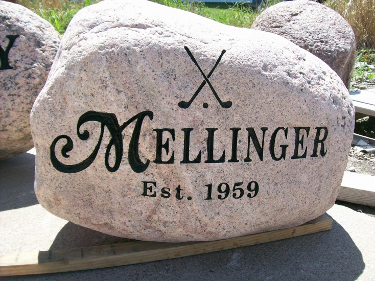 Photo from MolineMonument.com. JOIN THE COOL KIDS CLUB. Call them to get your own front yard rock now! 